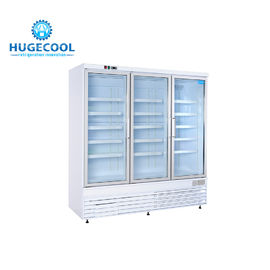 Chłodzona powietrzem lodówka sklepowa dostosowana do potrzeb klienta z dwoma / trzema drzwiami
