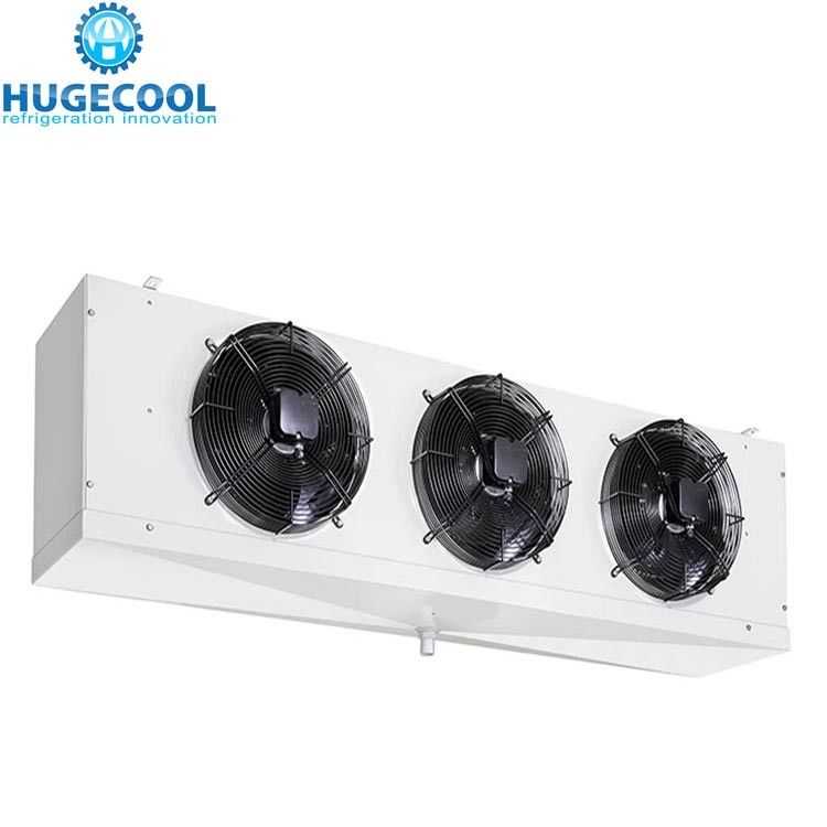 Double Side Evaporator Cold Room Air Cooler Power Steel Case Material