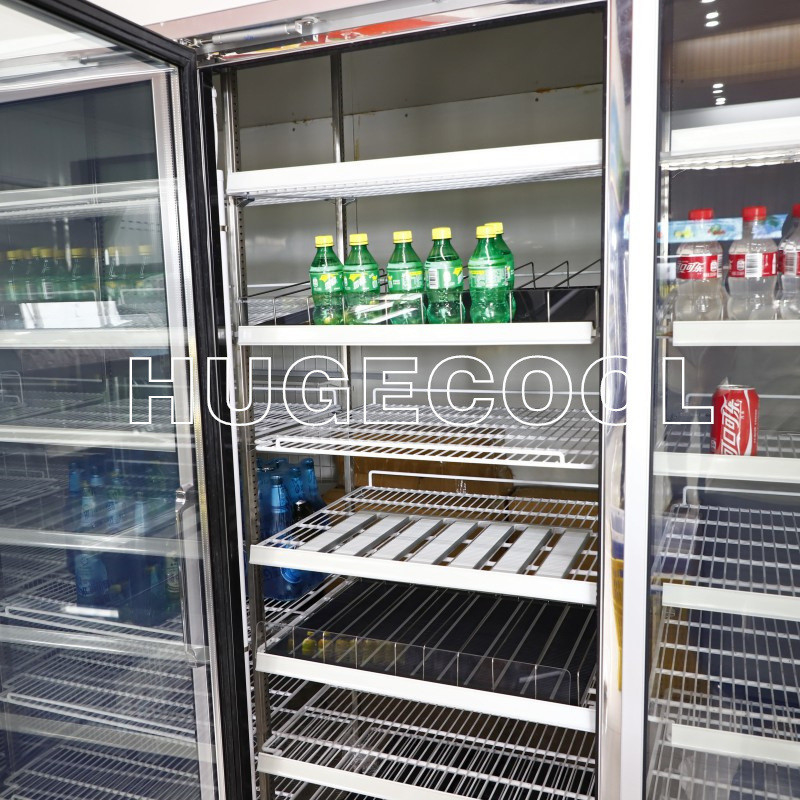 6 Inch PU Panel Commercial L Type Display Walk in Cooler with Beer Cave Temperature -0.4f