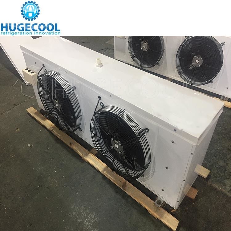 Light double-sided wind blown unit cooler evaporator